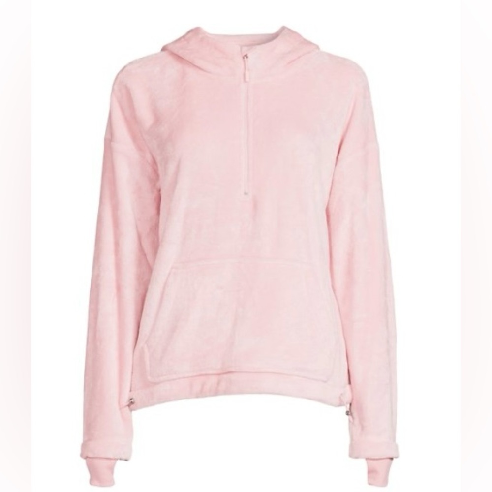 Athletic Works Blush Pink Women's Half-Zip Hoodie